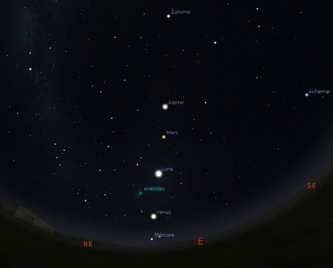 Perséides, Jupiter, Saturne : notre carte du ciel pour suivre les Nuits des  Etoiles - Le Parisien