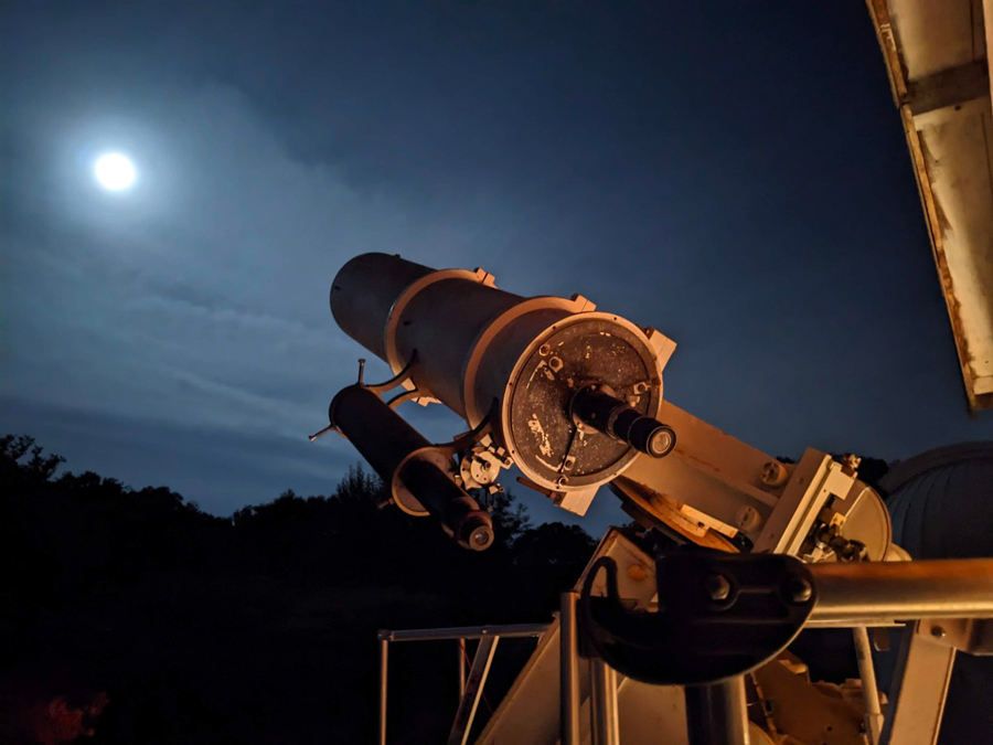 Le télescope de 25 cm de Meudon. © M. Montargès